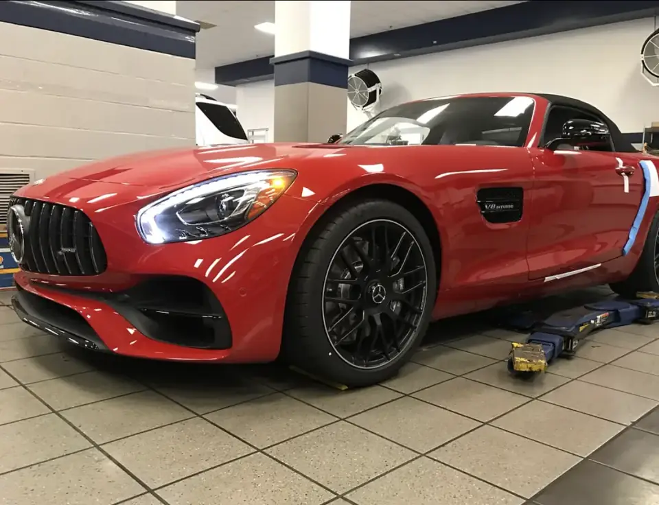 Mercedes-AMG GT at La Mesa Autoworks, an all-makes auto repair shop in La Mesa, California
