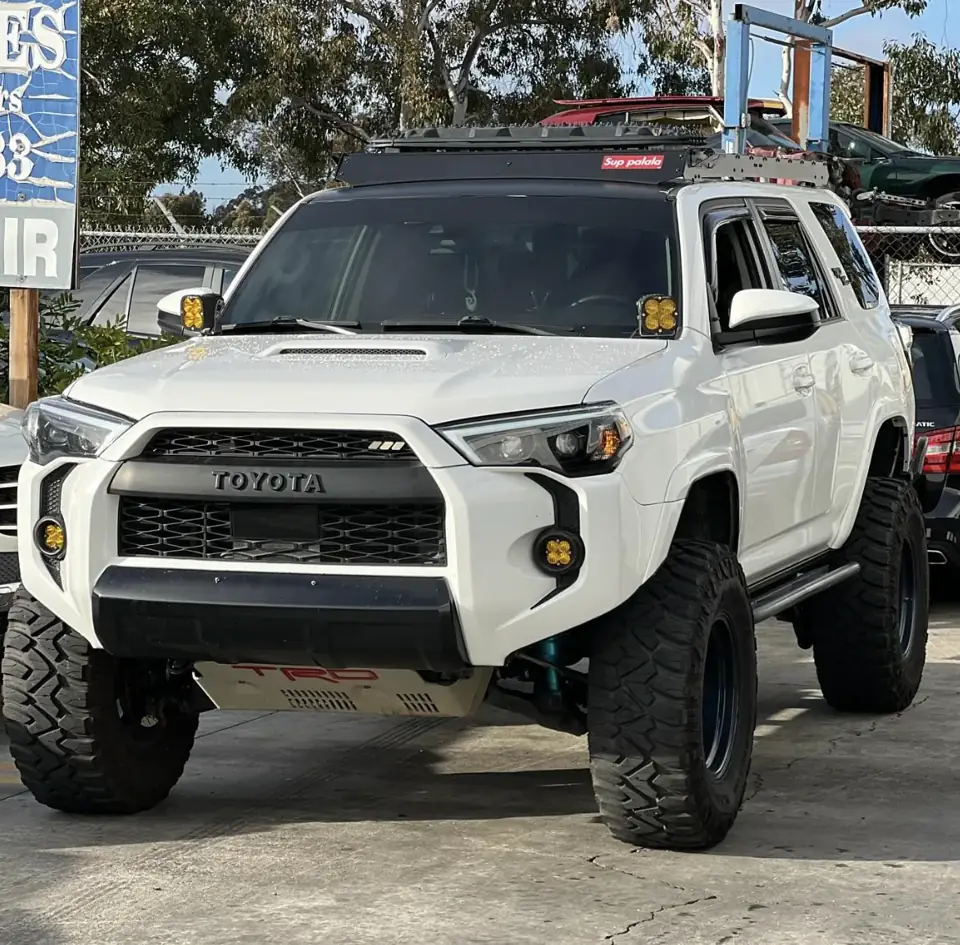 Toyota 4Runner TRD receiving CV boot service at La Mesa Autoworks in La Mesa, California